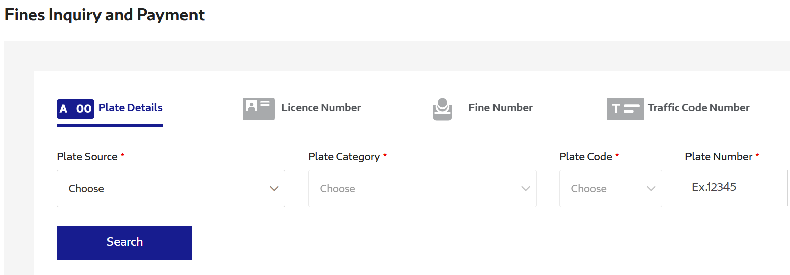 Dubai rta fine check online step by step 