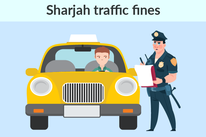 sharjah traffic fine check by plate number step by step