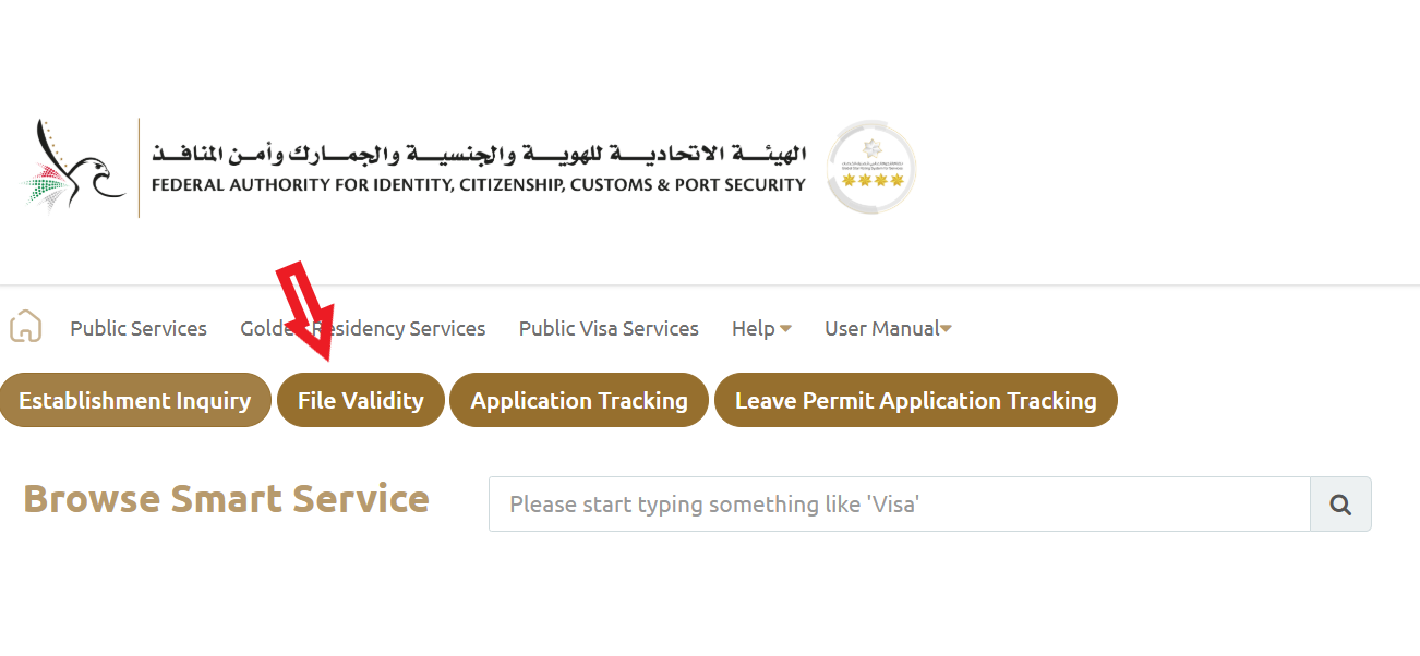 ica smart services visa validity check (step-by-step)