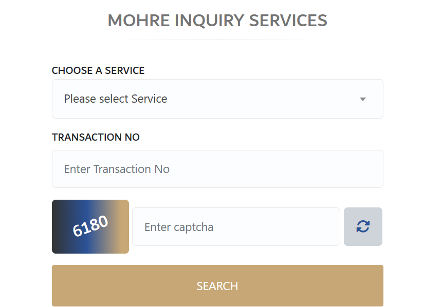 mohre application status check online step-by-step 2025