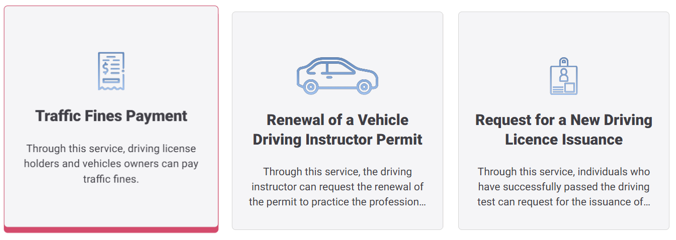 traffic fine inquiry by number plate step by step